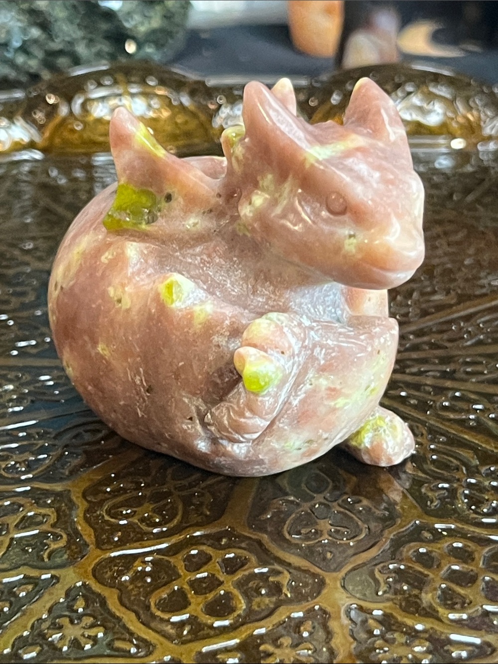 Plum blossom dragon in egg
